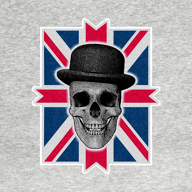 Skull British gentleman by EnriqueV242